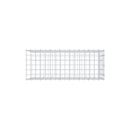 Gabião Tipo 2 80 cm x 40 cm x 30 cm, malhagem 5 cm x 10 cm, anel C