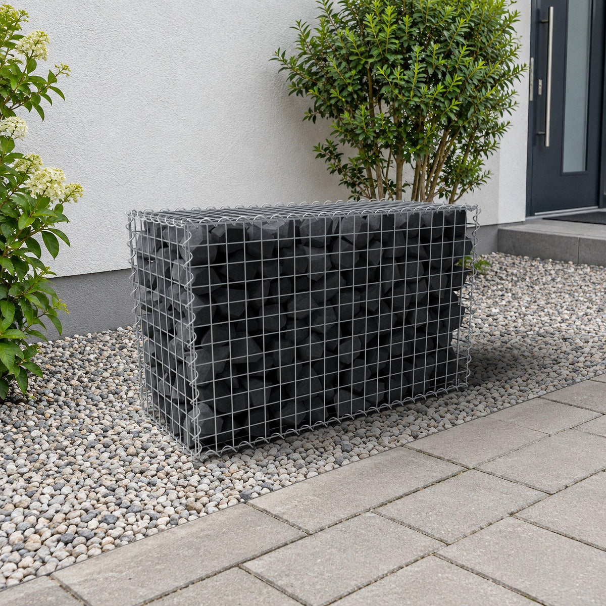 Gabion 100 cm x 60 cm x 40 cm (L x H x D), mesh size 5 cm x 5 cm, spiral