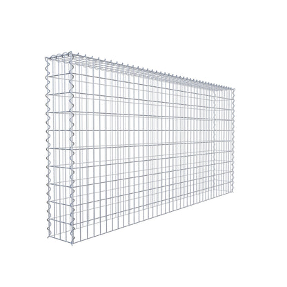 Add-on schanskorf type 3 200 cm x 100 cm x 20 cm (L x H x D), maaswijdte 5 cm x 10 cm, spiraalvormig