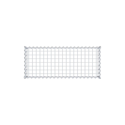 Anbaugabione Typ 3 100 cm x 20 cm x 40 cm (L x H x T), Maschenweite 5 cm x 10 cm, Spirale