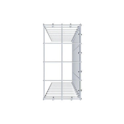 Gabião Tipo 4 100 cm x 20 cm x 40 cm (C x A x P), malhagem 10 cm x 10 cm, anel C