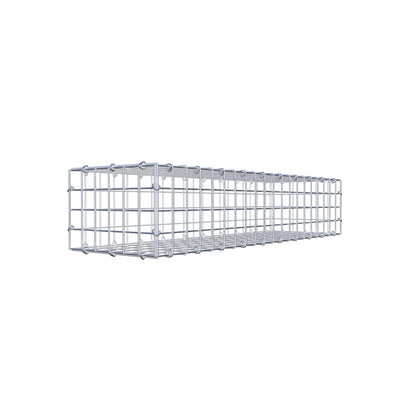 Gabione 100 cm x 20 cm x 30 cm (L x H x T), Maschenweite 5 cm x 5 cm, C-Ring
