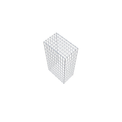 Schanskorf 100 cm x 50 cm x 30 cm (L x H x D), maaswijdte 5 cm x 10 cm, C-ring