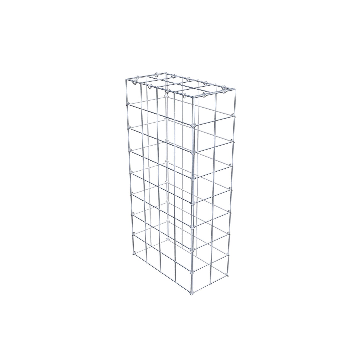Pila adicional tipo 3 80 cm x 40 cm x 20 cm (L x A x P), malla 10 cm x 10 cm, anillo en C