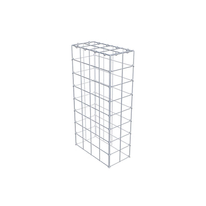 Pila adicional tipo 3 80 cm x 40 cm x 20 cm (L x A x P), malla 10 cm x 10 cm, anillo en C