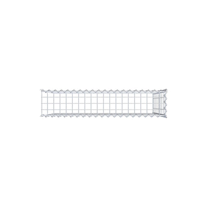 Add-on schanskorf type 4 100 cm x 80 cm x 20 cm (L x H x D), maaswijdte 5 cm x 10 cm, spiraalvormig