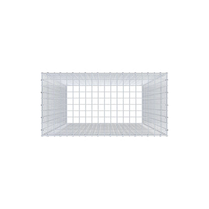 Pilote adicional tipo 3 200 cm x 100 cm x 50 cm (L x A x P), malla 5 cm x 5 cm, anillo en C