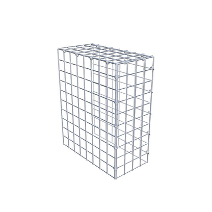 Toegevoegde pool type 4 50 cm x 40 cm x 20 cm (L x H x D), maaswijdte 5 cm x 5 cm, C-ring