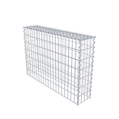 Gabião Tipo 3 100 cm x 70 cm x 20 cm (C x A x P), malhagem 5 cm x 10 cm, espiral
