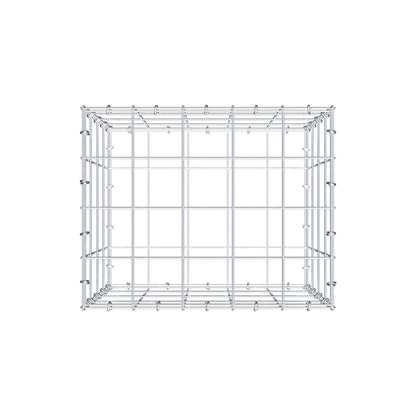 Gabion 50 cm x 40 cm x 40 cm (L x H x D), mesh size 10 cm x 10 cm, C-ring