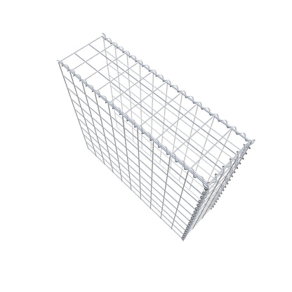 Gavión adulto tipo 4 100 cm x 90 cm x 30 cm (largo x alto x profundidad), tamaño de malla 10 cm x 10 cm, espiral