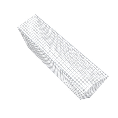 Gavión adicional tipo 4 200 cm x 100 cm x 50 cm (L x A x P), malla 5 cm x 10 cm, anillo en C