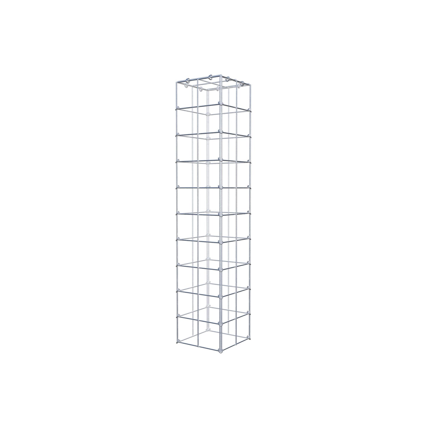 Gabbione aggiuntivo di tipo 3 100 cm x 20 cm x 20 cm (L x H x P), maglia 10 cm x 10 cm, anello a C