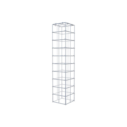 Gabbione aggiuntivo di tipo 3 100 cm x 20 cm x 20 cm (L x H x P), maglia 10 cm x 10 cm, anello a C