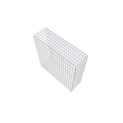 Gabião tipo 2 100 cm x 100 cm x 30 cm, malhagem 5 cm x 10 cm, anel C