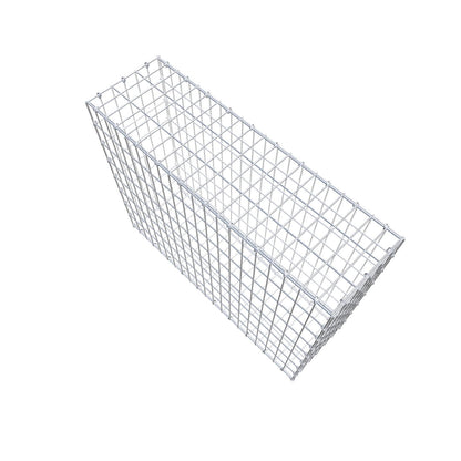 Gabion 100 cm x 80 cm x 30 cm (L x H x D), maskestørrelse 5 cm x 10 cm, C-ring