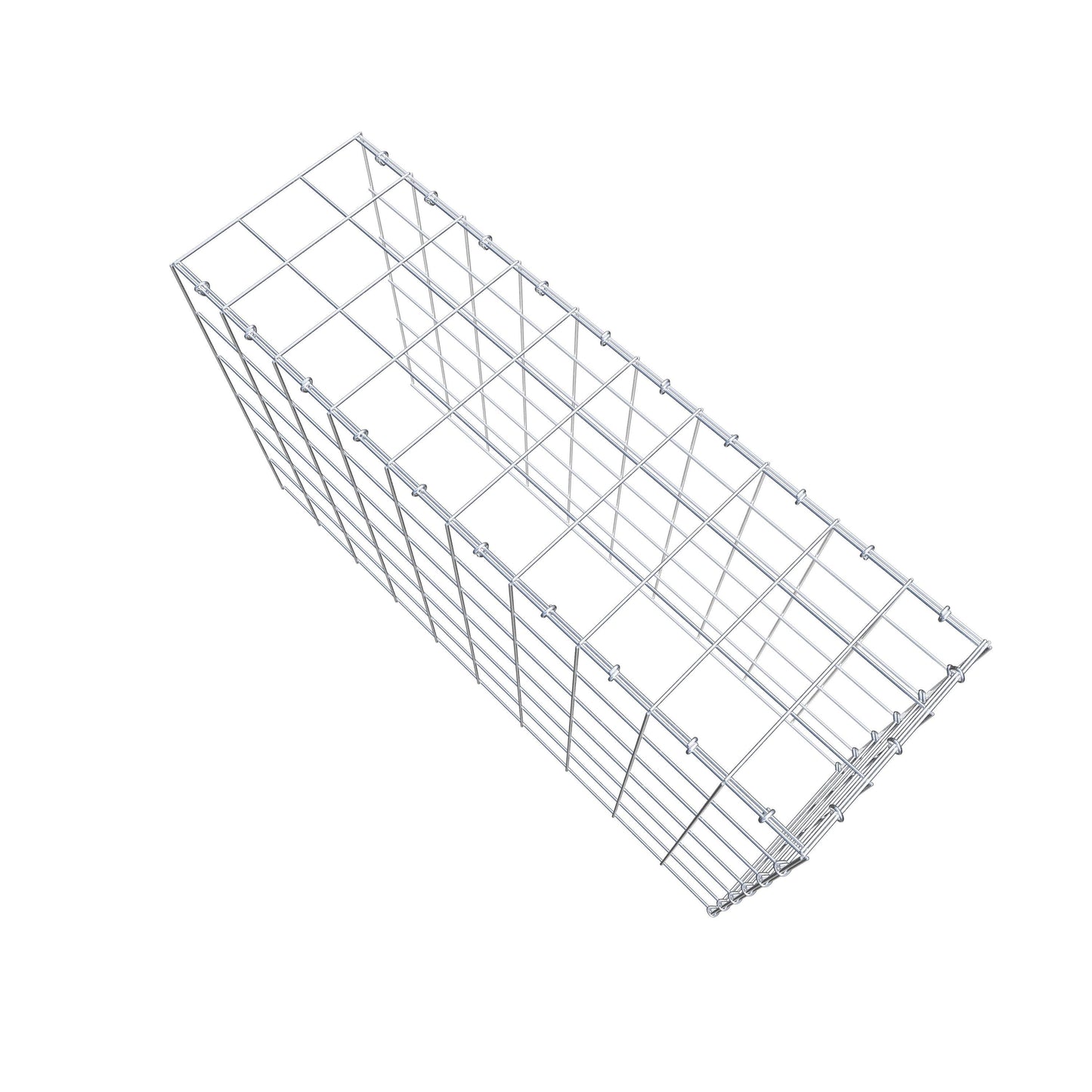 Gavión adicional tipo 4 100 cm x 60 cm x 30 cm (L x A x P), malla 10 cm x 10 cm, anillo en C