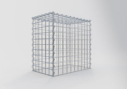 Anbaugabione Typ 3 50 cm x 50 cm x 30 cm (L x H x T), Maschenweite 5 cm x 5 cm, Spirale