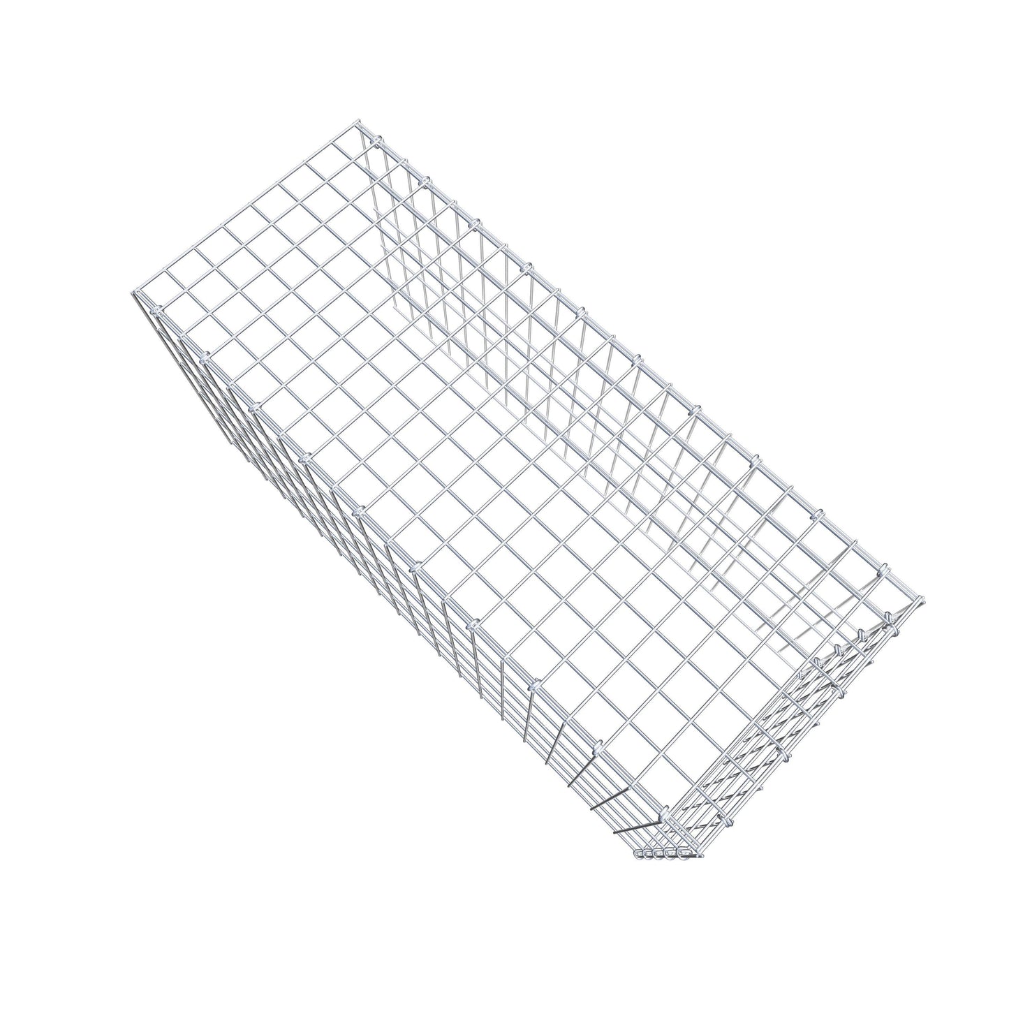 Gabião Tipo 4 100 cm x 50 cm x 40 cm (C x A x P), malhagem 5 cm x 10 cm, anel C