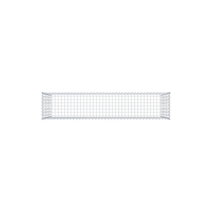 Add-on schanskorf type 3 200 cm x 100 cm x 40 cm (L x H x D), maaswijdte 5 cm x 10 cm, spiraalvormig