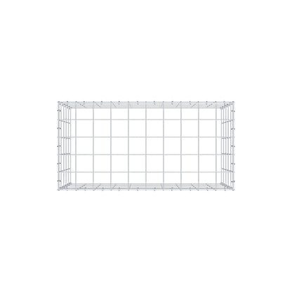 Type 3 oplegkorf 100 cm x 50 cm x 50 cm (L x H x D), maaswijdte 10 cm x 10 cm, C-ring