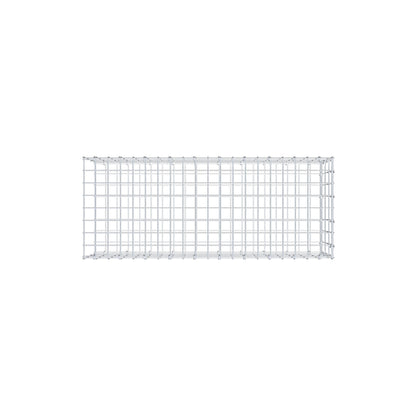 Mounted gabion type 2 100 cm x 30 cm x 40 cm, mesh size 5 cm x 10 cm, C-ring