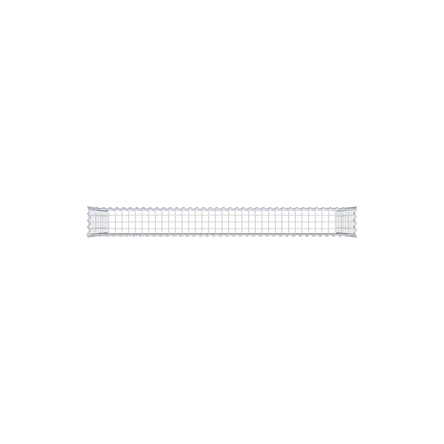 Add-on schanskorf type 3 200 cm x 100 cm x 20 cm (L x H x D), maaswijdte 5 cm x 10 cm, spiraalvormig