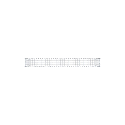 Add-on schanskorf type 3 200 cm x 100 cm x 20 cm (L x H x D), maaswijdte 5 cm x 10 cm, spiraalvormig