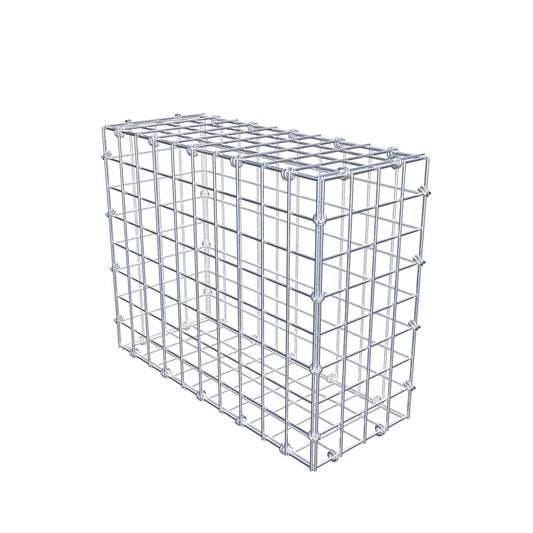 Gabion 50 cm x 40 cm x 20 cm (L x H x D), maskestørrelse 5 x 5 cm, spiralring