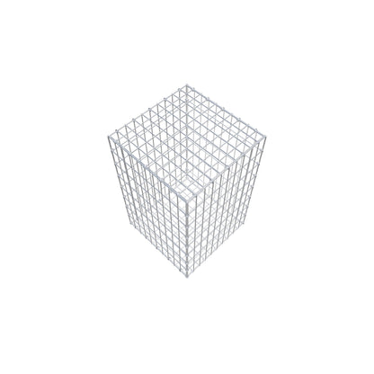 Gabion 80 cm x 50 cm x 50 cm (L x H x D), maskstorlek 5 cm x 10 cm, C-ring