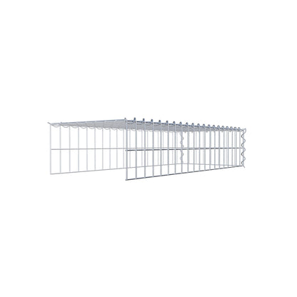 Anbaugabione Typ 4 100 cm x 20 cm x 40 cm (L x H x T), Maschenweite 5 cm x 10 cm, Spirale