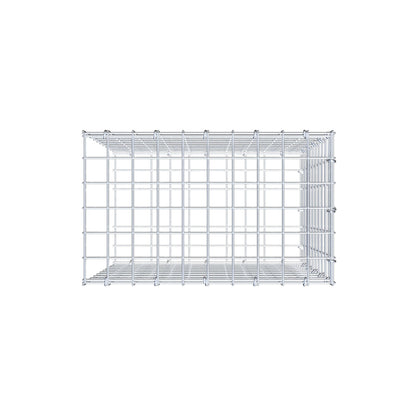 Gavión acoplable tipo 2 50 cm x 50 cm x 30 cm (L x A x P), malla 5 cm x 5 cm, anillo en C
