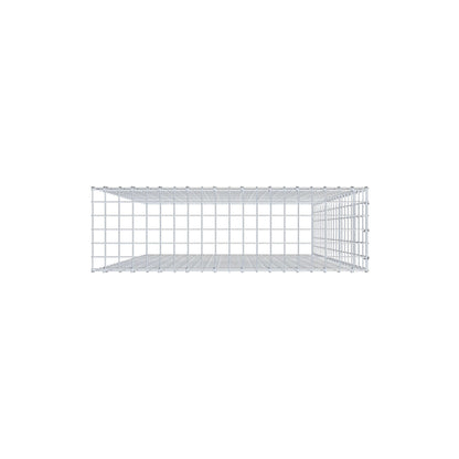 Gabbione aggiuntivo tipo 4 200 cm x 100 cm x 30 cm (L x H x P), maglia 5 cm x 10 cm, anello a C