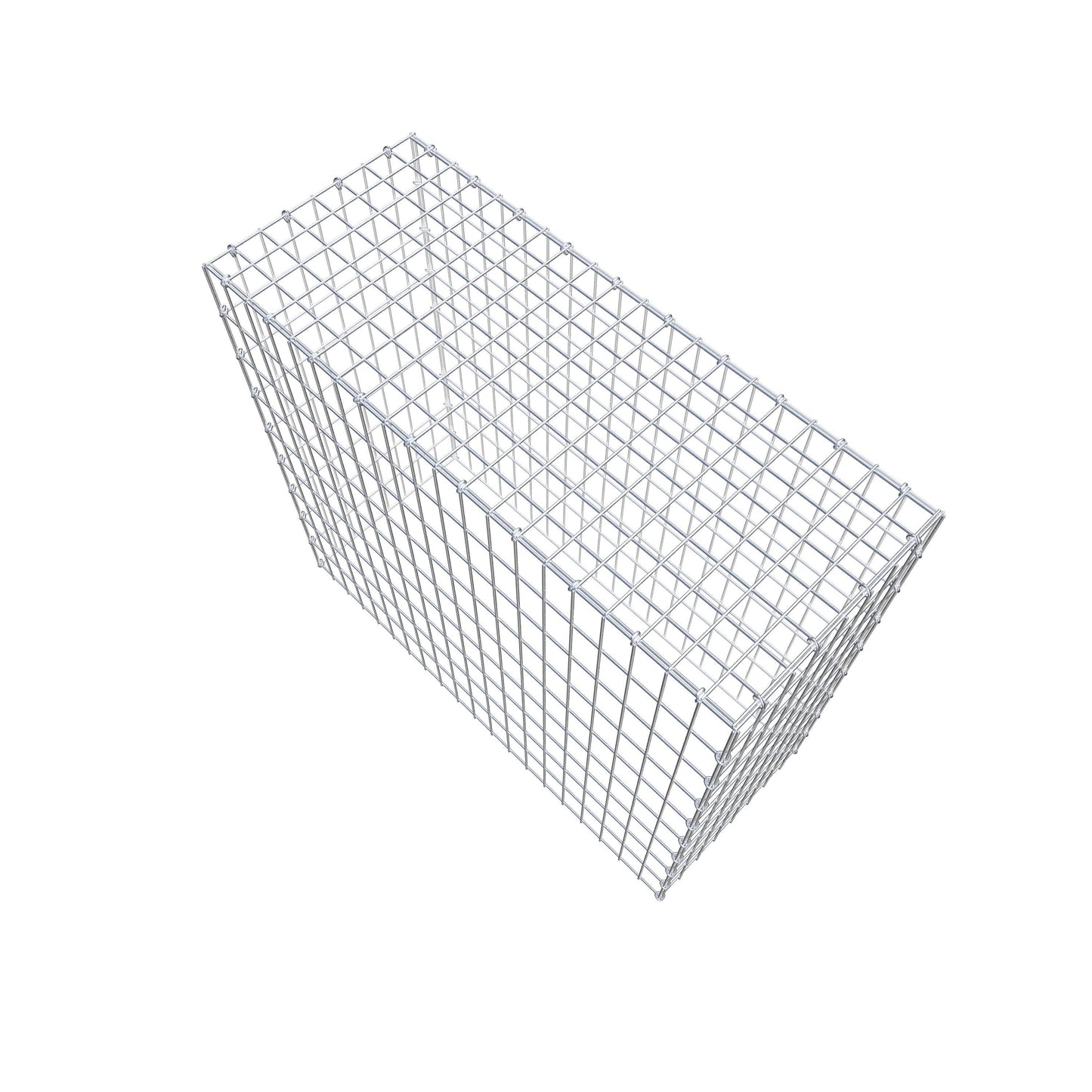 Type 3 oplegkorf 100 cm x 90 cm x 40 cm (L x H x D), maaswijdte 5 cm x 10 cm, C-ring