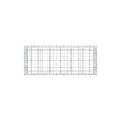 Gabião 100 cm x 30 cm x 40 cm (C x A x P), malhagem 5 cm x 10 cm, anel C