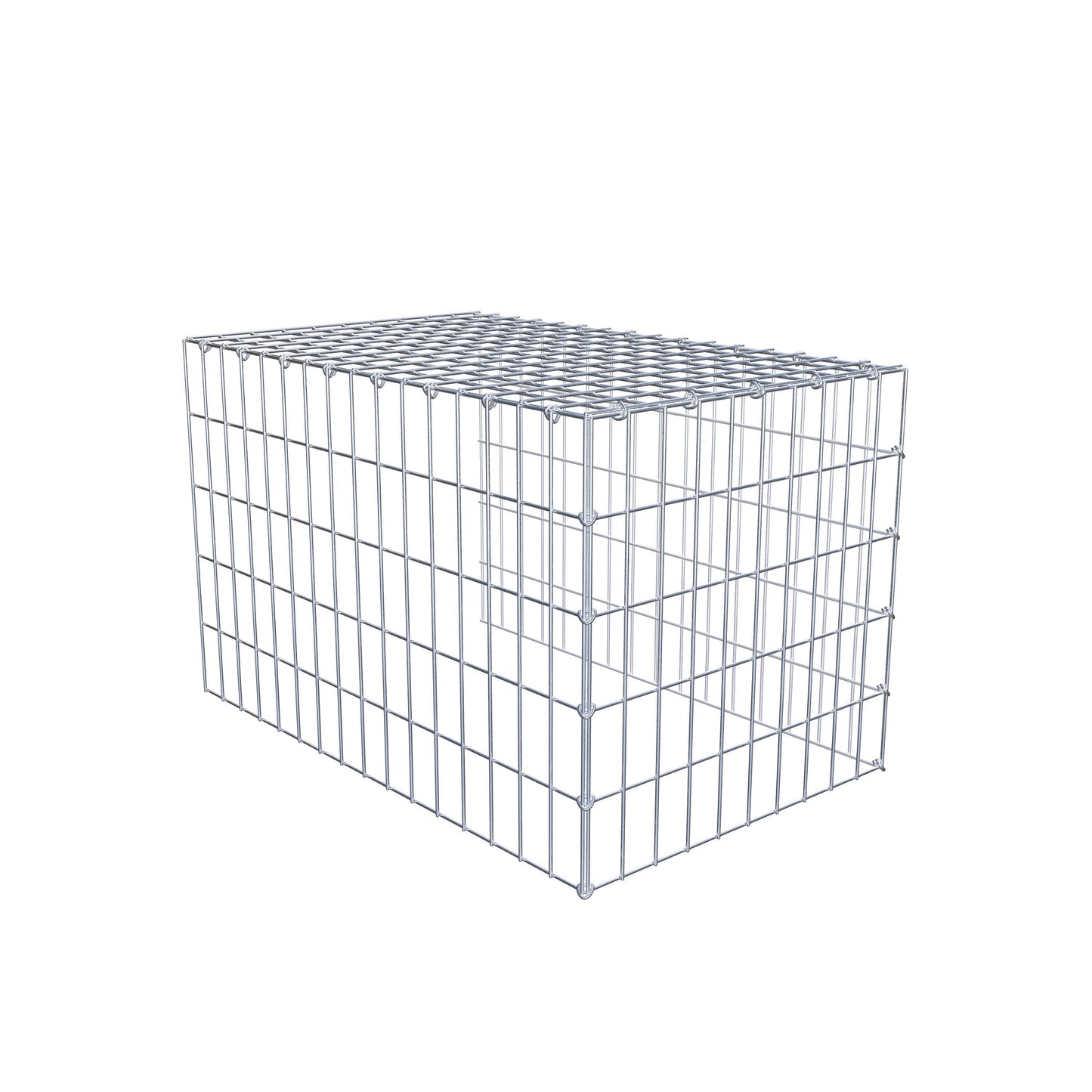 Toegevoegde pool type 4 80 cm x 50 cm x 50 cm (L x H x D), maaswijdte 5 cm x 10 cm, C-ring