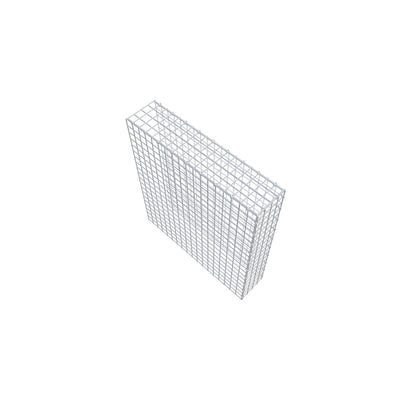 Monteret gabion type 4 100 cm x 90 cm x 20 cm (L x H x D), maskestørrelse 5 cm x 5 cm, C-ring
