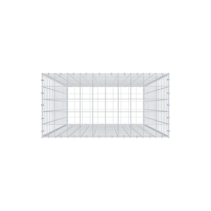 Schanskorf 200 cm x 100 cm x 50 cm (L x H x D), maaswijdte 10 cm x 10 cm, C-ring