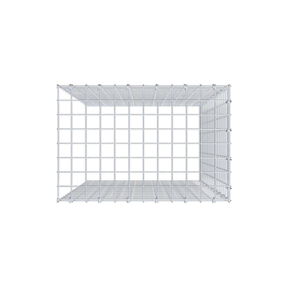 Fästbar gabion typ 4 100 cm x 60 cm x 40 cm (L x H x D), maskstorlek 5 cm x 5 cm, C-ring