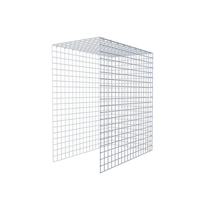 Fourche rapportée type 4 100 cm x 90 cm x 50 cm (L x H x P), mailles 5 cm x 5 cm, anneau C