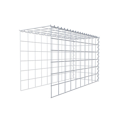 Extra gabion typ 4 100 cm x 60 cm x 40 cm (L x H x D), maskstorlek 10 cm x 10 cm, spiral