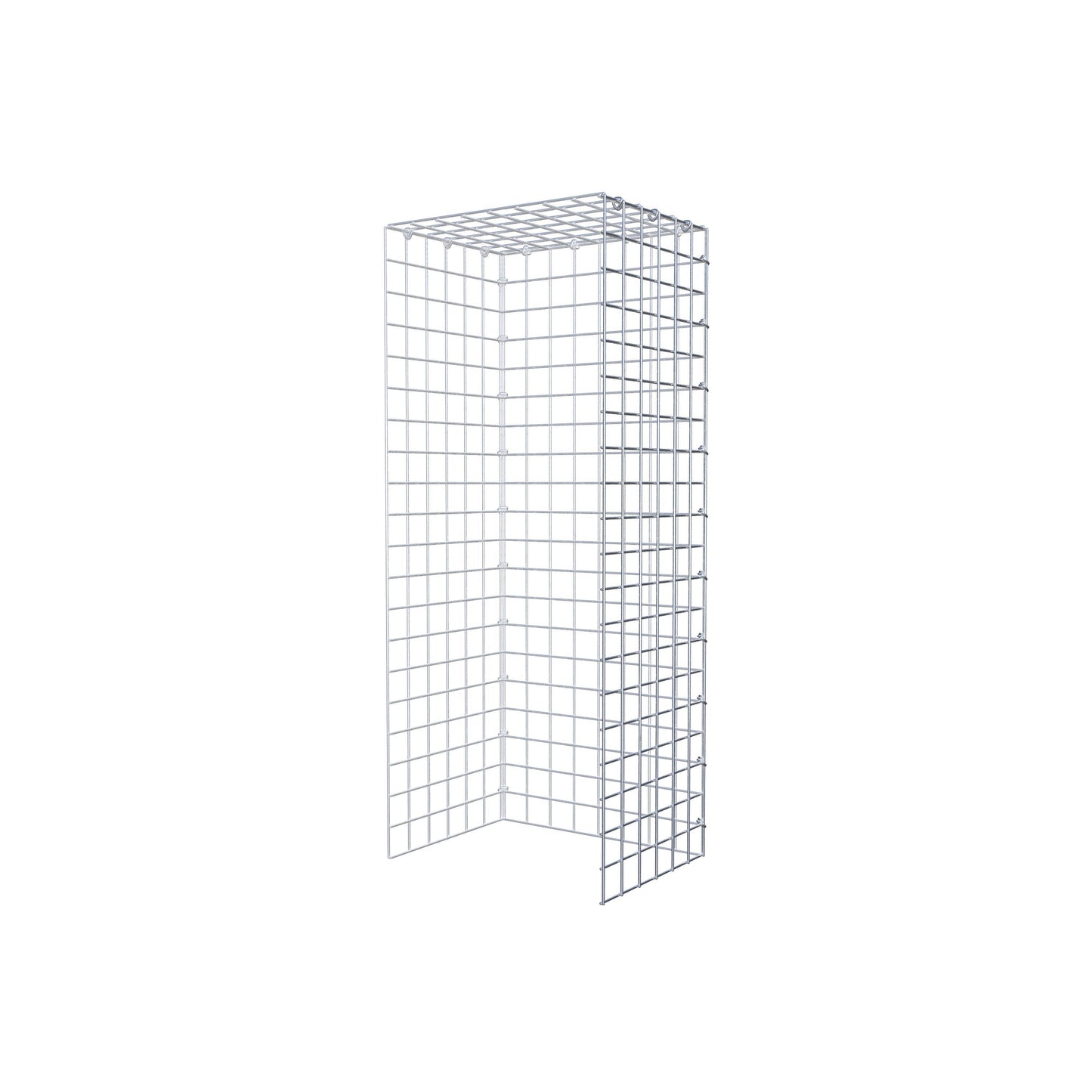 Gabião Tipo 4 100 cm x 30 cm x 40 cm (C x A x P), malhagem 5 cm x 5 cm, anel C