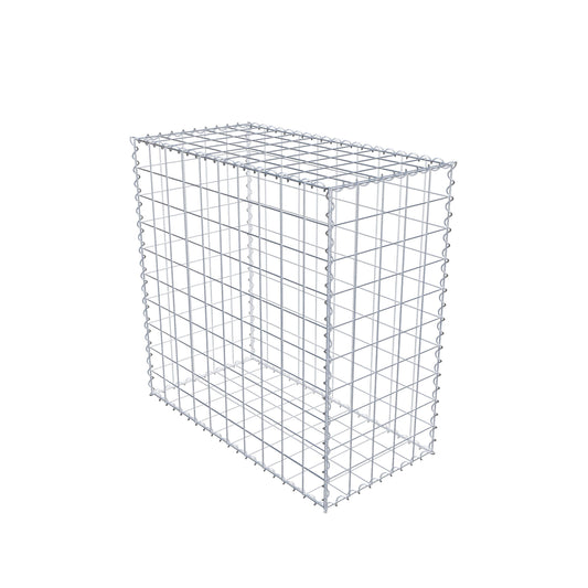 Set di 2 gabbioni 100 cm x 100 cm x 50 cm (L x H x P), maglia 10 x 10 cm, spirale