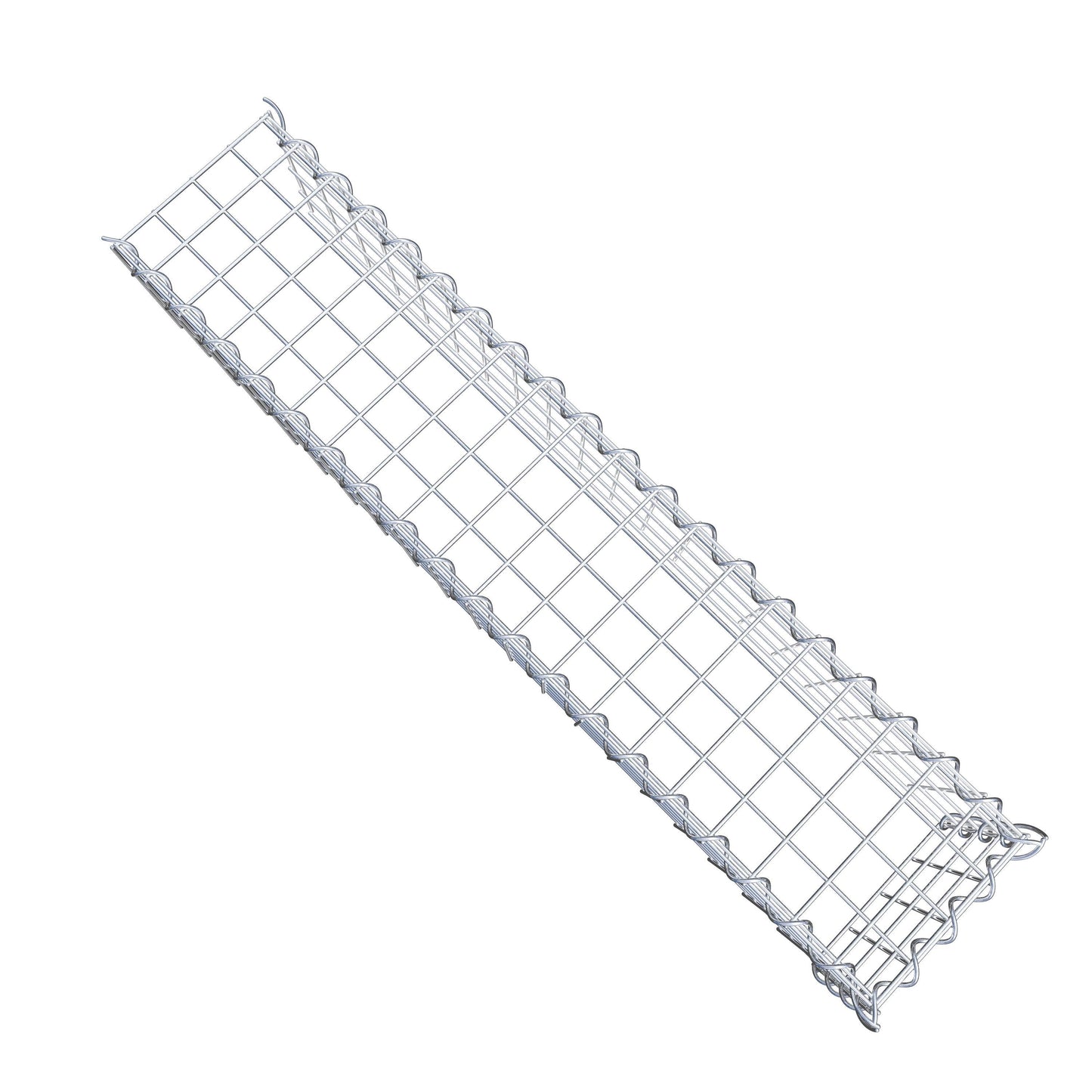 Grown-on gabion type 4 100 cm x 20 cm x 20 cm (L x H x D), mesh size 5 cm x 5 cm, spiral