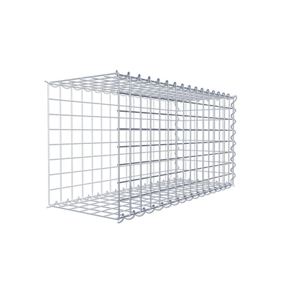 Gabion rapporté type 2 80 cm x 40 cm x 30 cm (L x H x P), mailles 5 cm x 5 cm, spirale