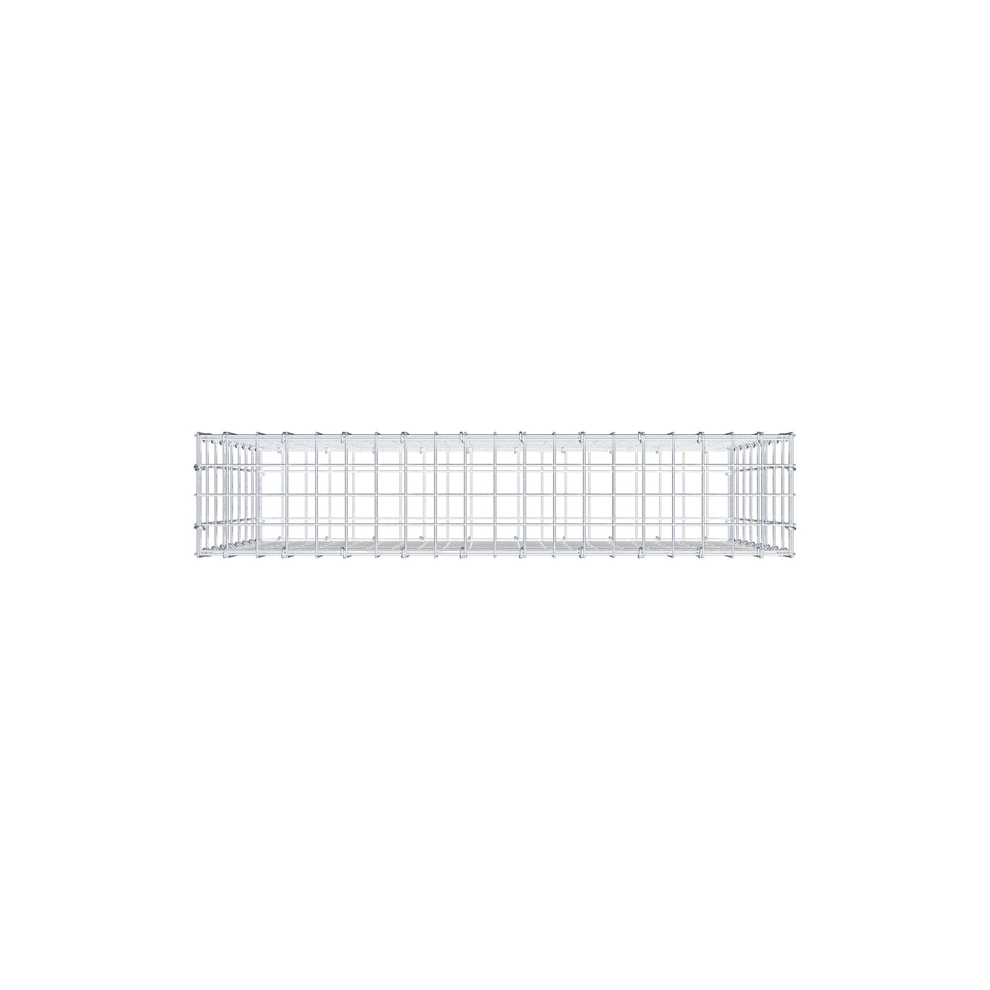 Schanskorf 100 cm x 80 cm x 20 cm (L x H x D), maaswijdte 5 cm x 10 cm, C-ring