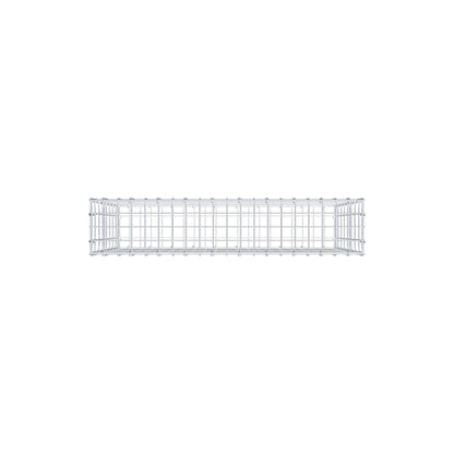 Schanskorf 100 cm x 80 cm x 20 cm (L x H x D), maaswijdte 5 cm x 10 cm, C-ring