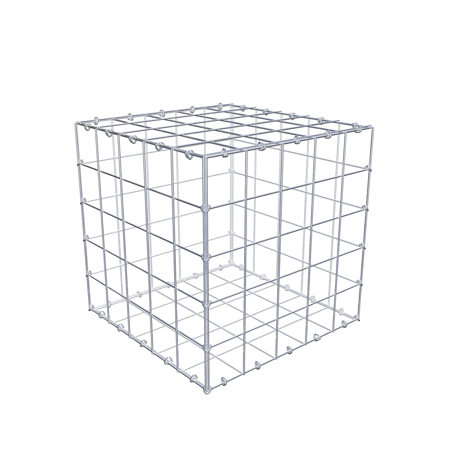Schanskorf 50 cm x 50 cm x 50 cm (L x H x D), maaswijdte 10 cm x 10 cm, C-ring