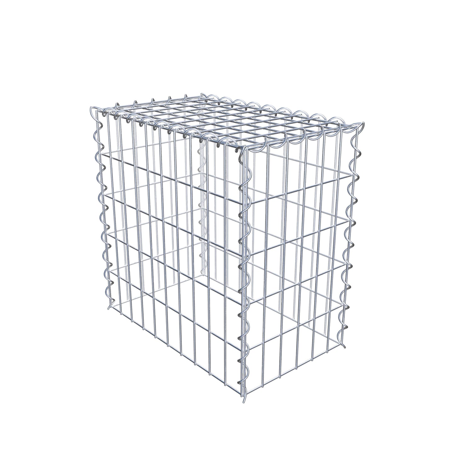 Grown-on gabion type 3 50 cm x 50 cm x 30 cm (L x H x D), mesh size 5 cm x 10 cm, spiral