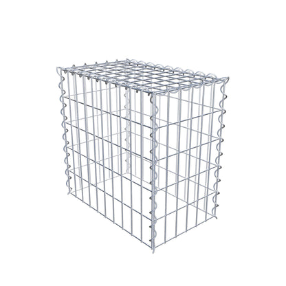 Grown-on gabion type 3 50 cm x 50 cm x 30 cm (L x H x D), mesh size 5 cm x 10 cm, spiral